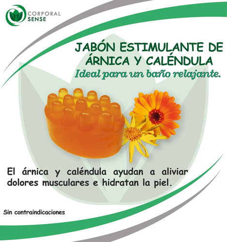 Jabón En Barra Corporal Sense Arni-caléndula 100g