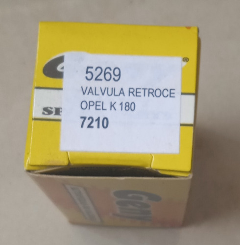 Válvula Retroceso Chevette. 5269-7210.