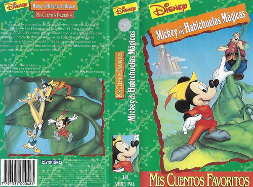 Mickey Y Las Habichuelas Magicas Vhs Walt Disney