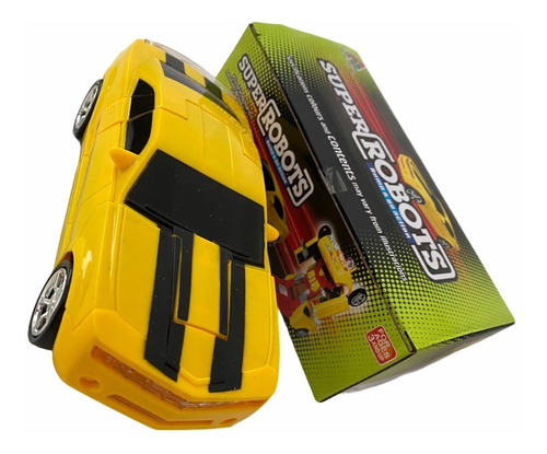 Carrinho Camaro Amarelo Que Bate E Volta, Possui Luz E Som