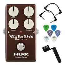 Comprar Nux 6ixty5ive Overdrive Effect Pedal Bundle Con 2 Cables De 