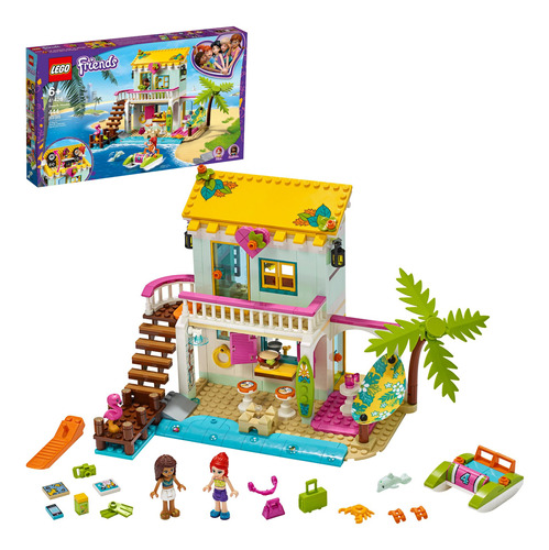 Lego Friends Casa De Playa 41428 Con Mini Figuras Andrea Y