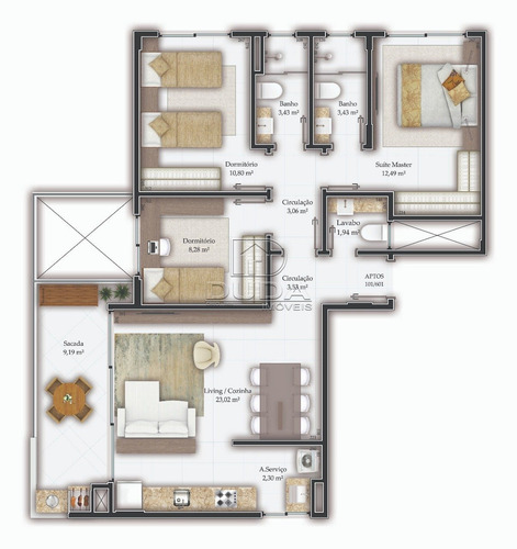 Imagem 15 de 15 de Apartamento - Itacorubi - Ref: 26764 - V-26763