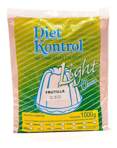 Imagen 1 de 2 de Glatina Diet Kontrol Light Futilla