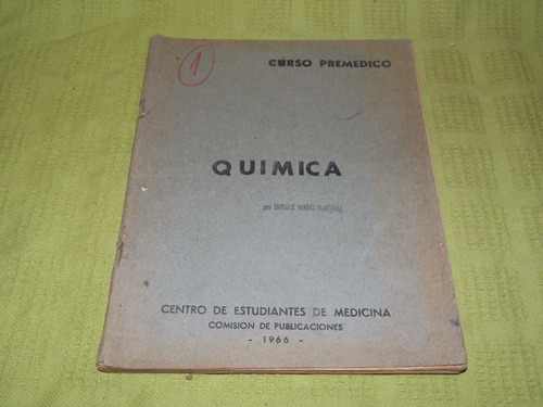 Química / Curso Premédico - Centro De Estudiantes Medicina