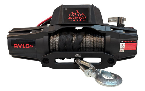 Malacate 10.000 Libras Sintético Rv 10s Adventure4x4 12v