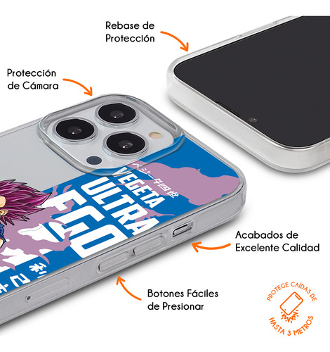 Funda Para Infinix Vegeta Ultra Ego Anime Case Dragon Ball Gohan Bestia Smart 8
