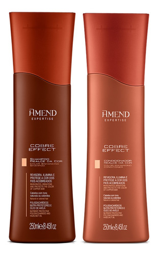  Amend Expertise Cobre Effect Shampoo E Condicionador