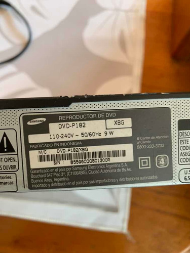 Reproductor Dvd Samsung P182