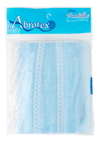 Puntilla Mercería Nylon Abrotex Art 931 De 10mm X 20 Metros