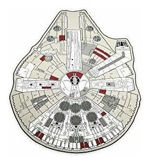 Alfombra Extragrande De Star Wars Millennium Falcon, 79  L X