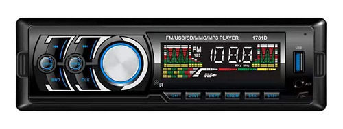 Autoestereo Bluetooth Pantalla Desmontable Mp3 Usb Sd Fm Lcd