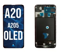 Comprar Modulo Display Pantalla Para Samsung A20 A205 Oled Con Marco