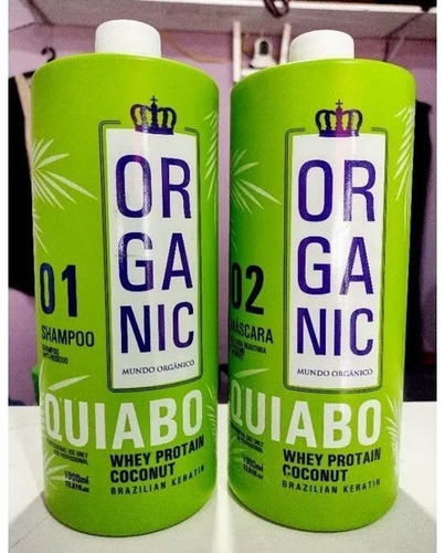 Progressiva Quiabo Organic C/f - Liso Intenso Kit 2x1lt