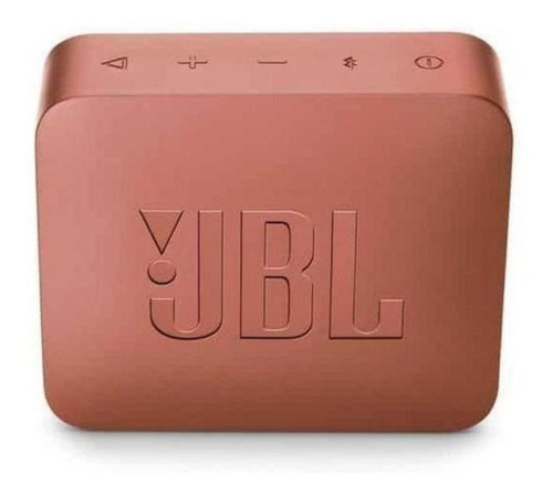 Imagen 3 de 3 de Parlante JBL Go 2 portátil con bluetooth sunkissed cinnamon 110V/220V