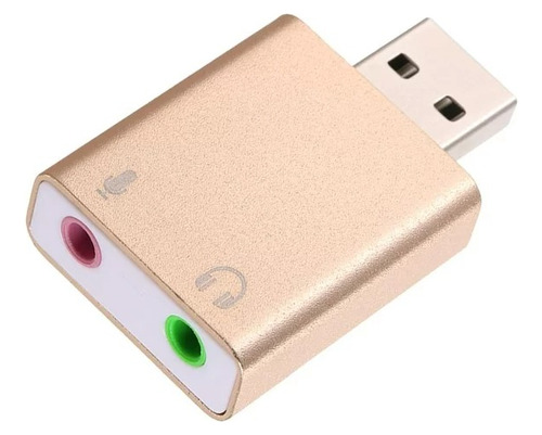 Placa De Sonido Noga Usb Externa 7.1 - Plug And Play