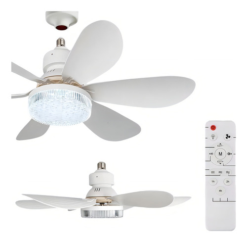 Aiyinsmart Ventilador De Techo Led 52cm Con Control Remoto I