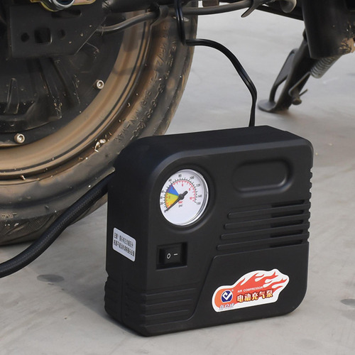 Inflador De Neumáticos De Motocicleta Con Compresor De Aire