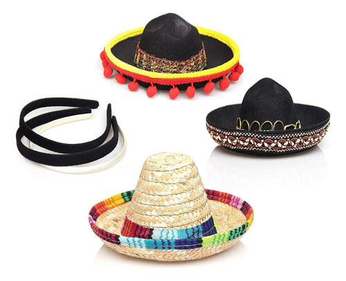 Cinco De Mayo Fiesta Headbands 3 Pack Party