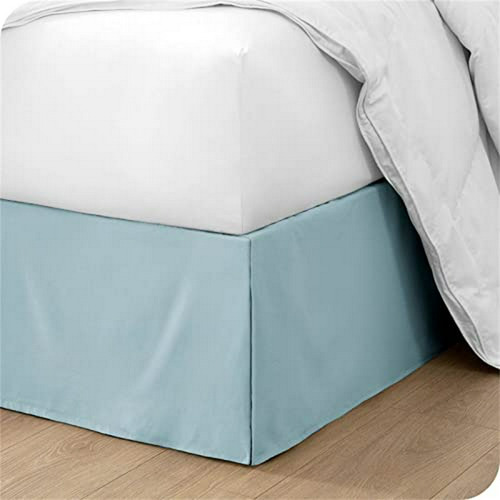 Funda Base Cama Doble, Calidad Hotel, Azul, 90x190+35 Cm.