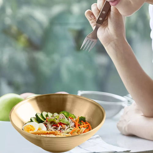 Cubeta B De Acero Inoxidable, Tazón De Ramen, Fideos Fríos