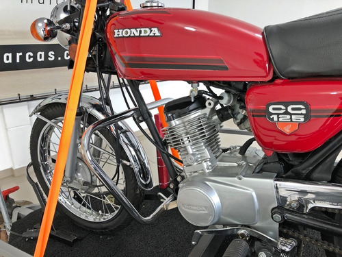 Imagem 12 de 15 de Honda Cg 125 Para Colecionadores + Carretinha