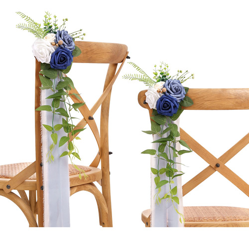 Oris Home Decoracion Pasillo Boda Juego 10 Flor Azul Para