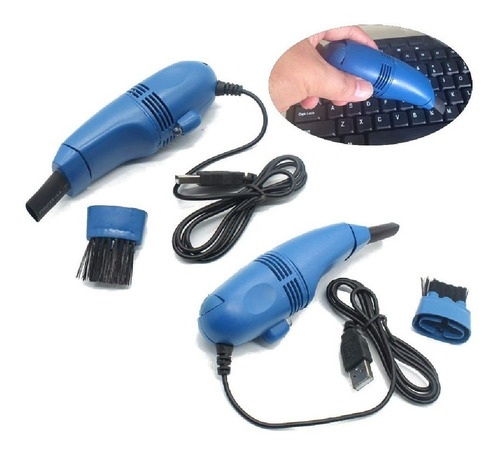 Imagen 3 de 10 de Mini Aspiradora Para Teclado De Pc Limpiador Usb