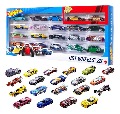 Autitos Set De Coleccion Hot Wheels Variados Pack X20 