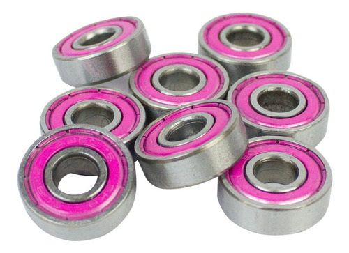 Imagem 2 de 5 de Rolamento Patins Abec 15 Kit C/ 16 Unidades Qualidade Preço