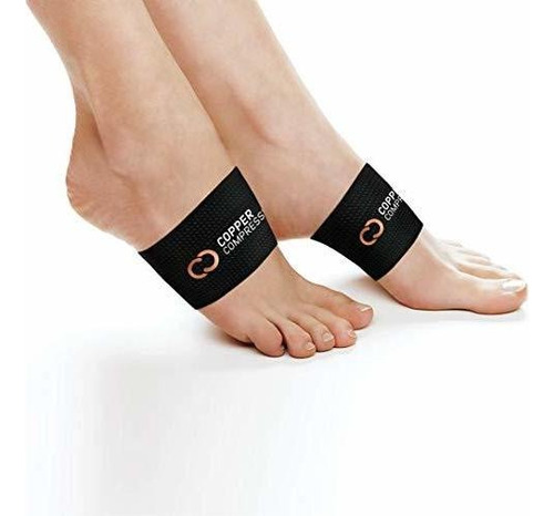 Pack De 2 Tirantes Mangas Para Fascitis Plantar Negro