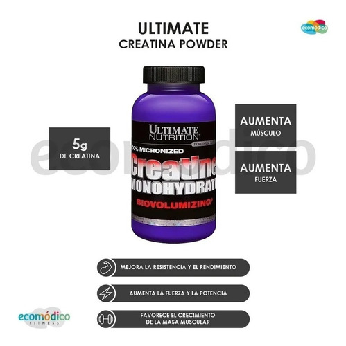 Creatina 300 Gramos Ultimate Nutrition Sellado Oferta Usa