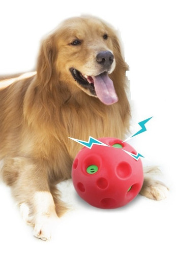 Brinquedo Bola Grande Com Som Engraçado 13,5cm Para Cães