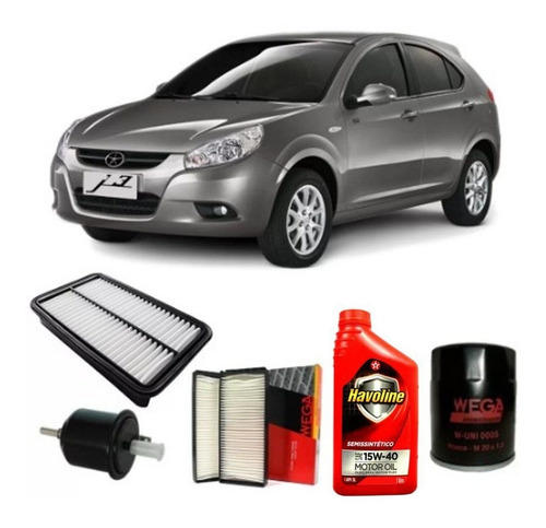 Kit Revisão Completa Jac J3 1.4 16v 2011 Em Diante Wega