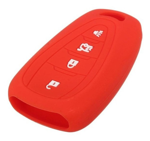 Protector Silicona Llave Chevrolet Modelo Nuevo  Rojo