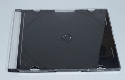 Caja Plastica Para Cd/dvd Slim 4 Mm Pack Por 10 Unidades