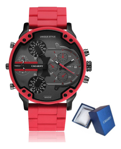 Reloj Deportivo Casual De Cuarzo Para Hombre Con Caja De Reg