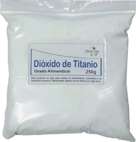 Dioxido D Titanio Alimen X250 - g a $60