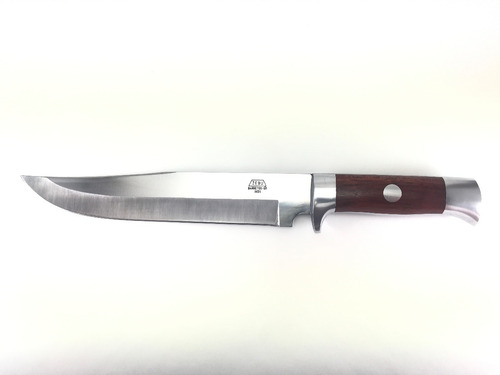Imagem 4 de 8 de Faca Zebu Barretos 622 Aço Inox Com Bainha Couro Cp3