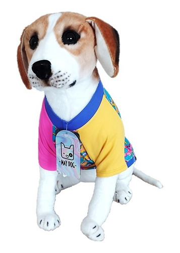 Roupa Roupinha Camiseta Pet Proteção Uv Uva E Uvb Tam. P
