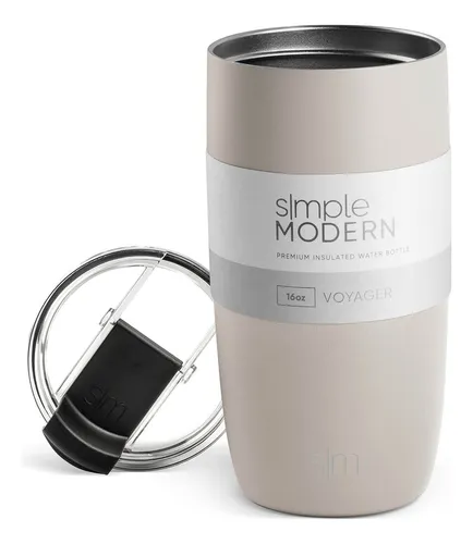 Termo Simple Modern Voyager Insulated Mug Voyager Travel Mug -abedul De Almendra
