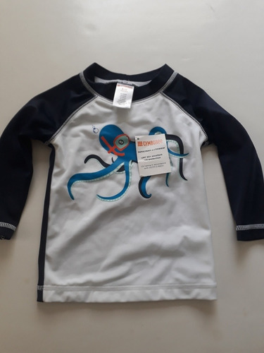 Remera Protección Solar Nene Importada Talle 6-12m Gymboree