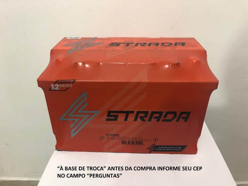 Bateria 70 Ah Amperes Strada 2 Linha Heliar