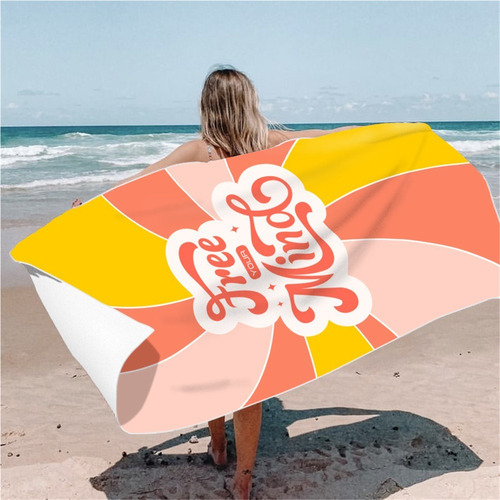 Toalla De Playa De Secado Rápido Estampada,e