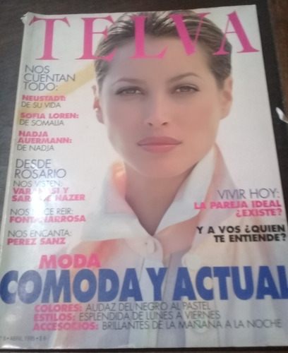 Revista **telva**  N° 8 Abril  1995, Nota A: Fontanarrosa