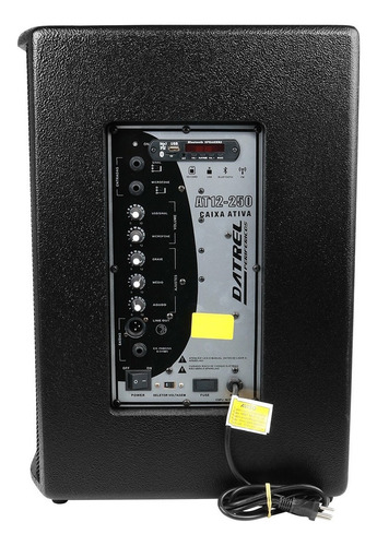 Caixa De Som Ativa 12 Pol Datrel Prof Mp3 Bluetooth Controle