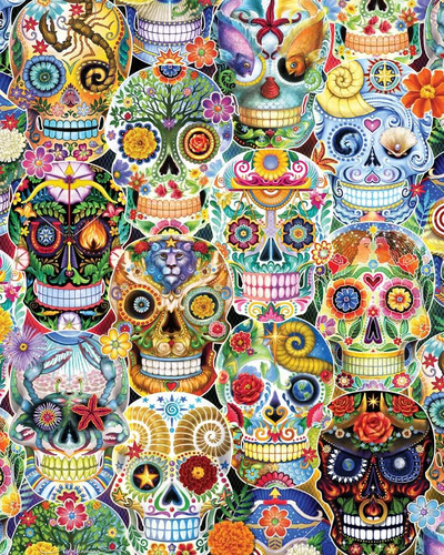 Vermont Christmas Company Rompecabezas Del Día De Los Muerto