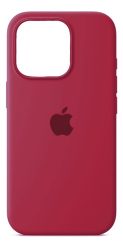 Funda De Silicona Iphone 16 Pro Logo Varios Liso