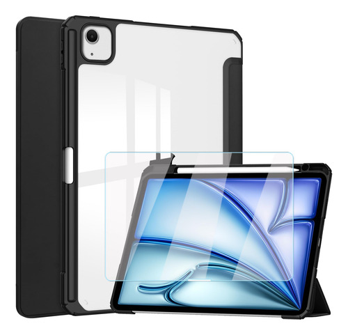Mica + Funda Protector Smart Folio iPad Pro 11 M4 2024 A2836
