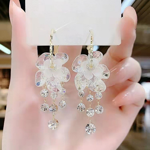 Mh Pendientes De Cadena O Gold Needle New Personality 0001